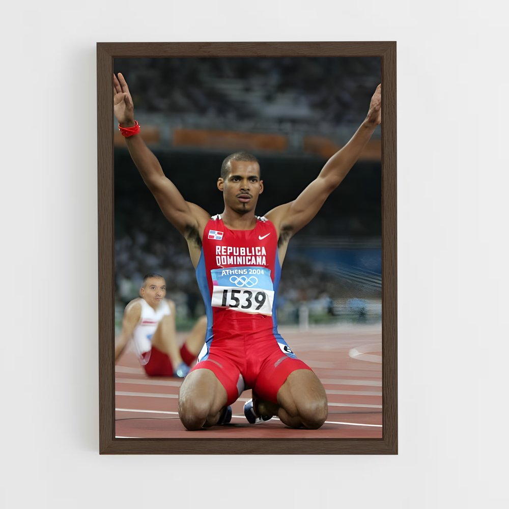 Poster Felix Sanchez – affiche Athlétisme (vue 5)